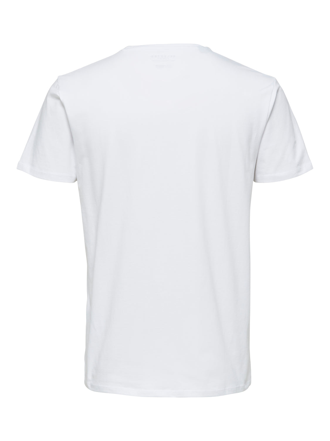 Pima bomull O-neck T-Skjorte - Hvit/ Bright White